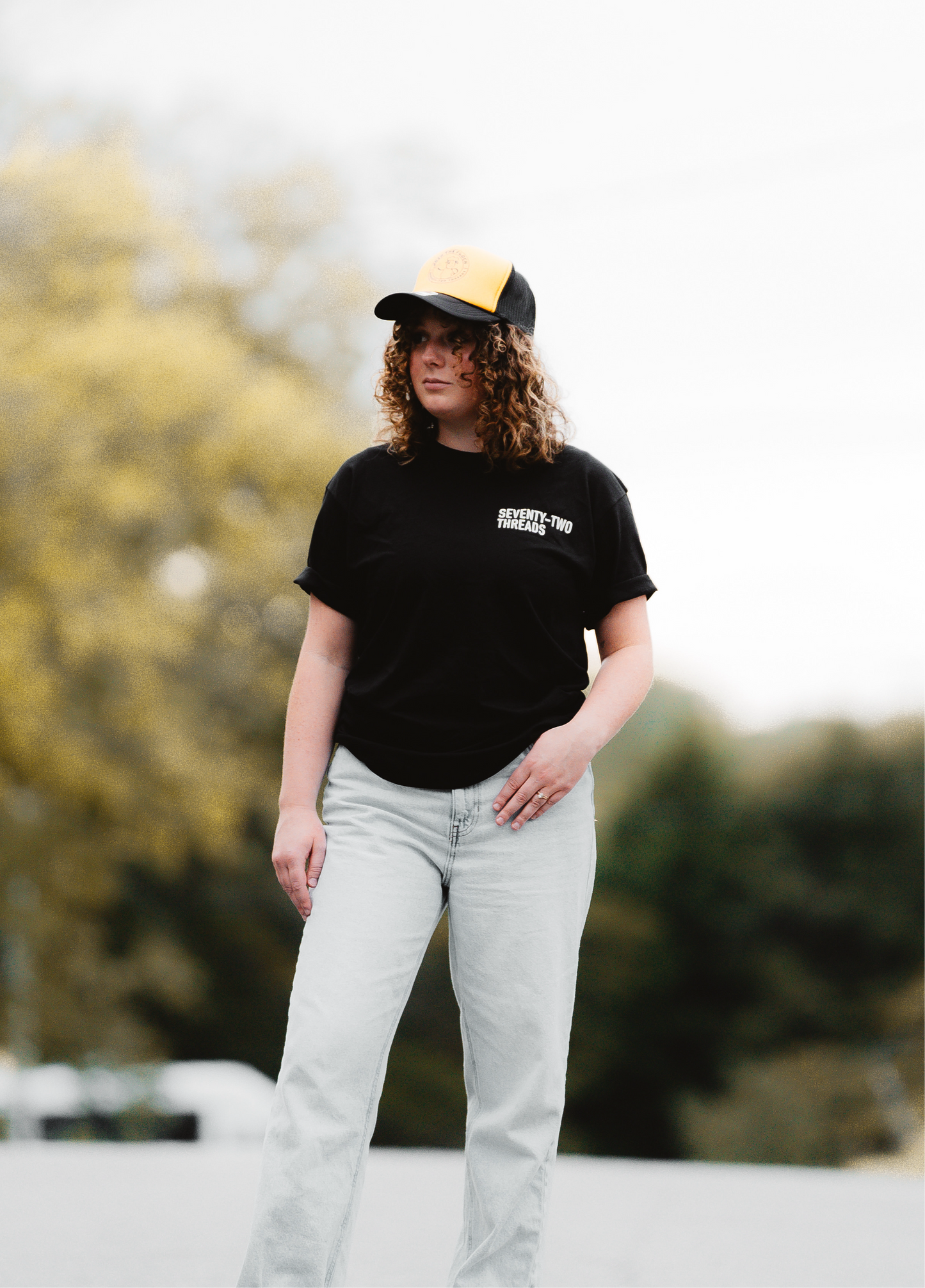 ‘Join The Flock’ Gold Foam Trucker Hat