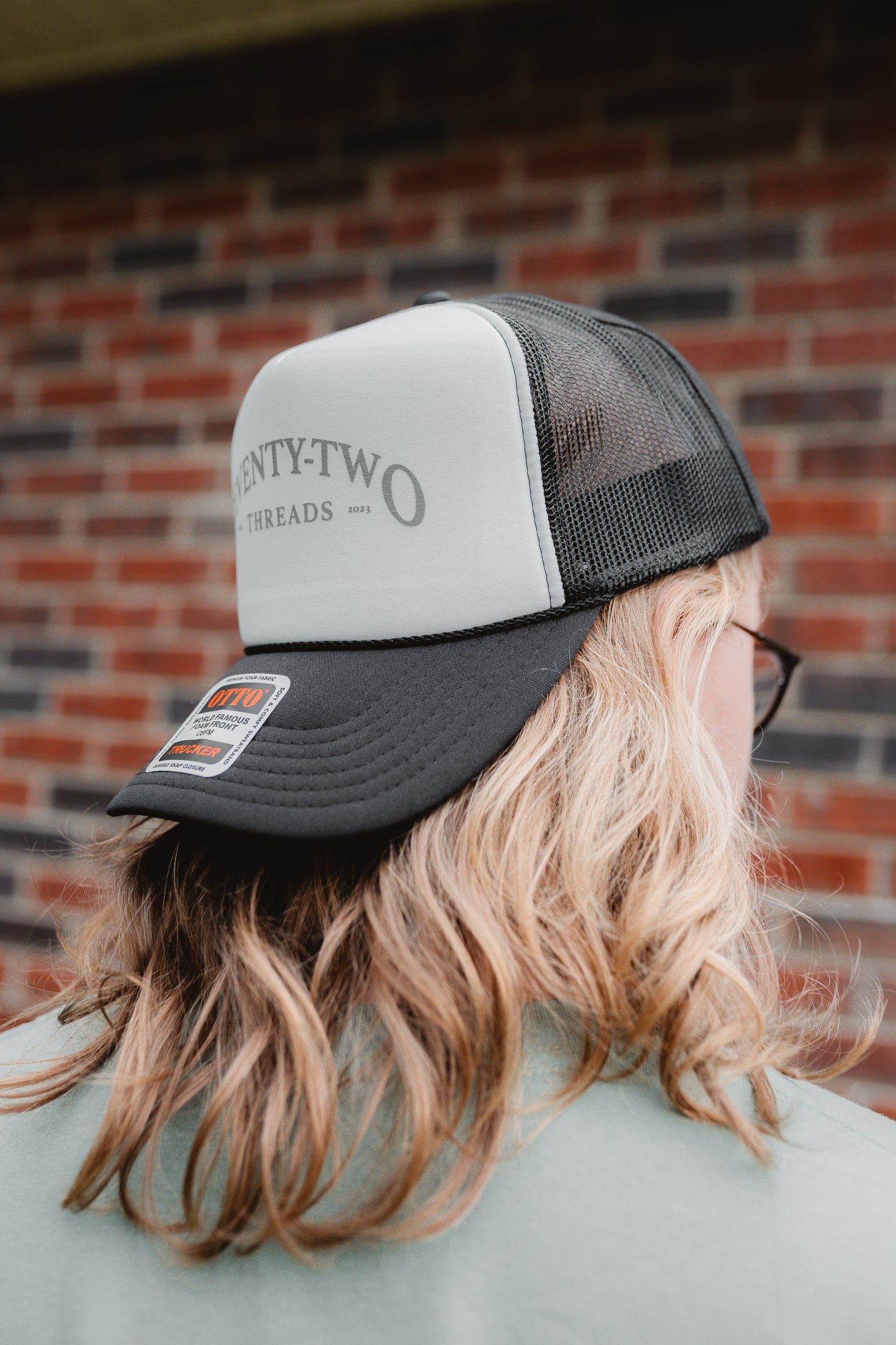 ‘Seventy-Two Threads’ Black Foam Trucker Hat