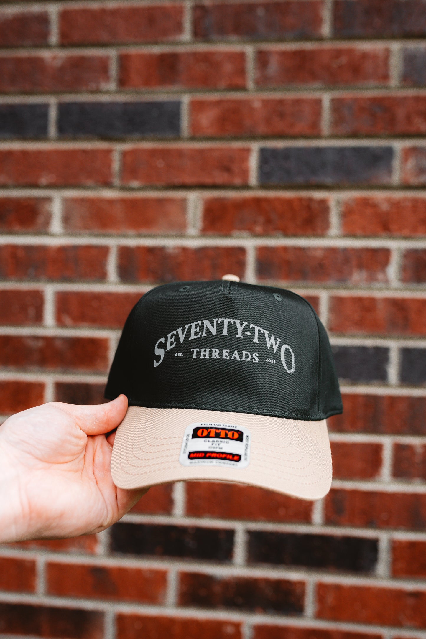 Distressed ‘Seventy-Two Threads’ Cotton Twill Trucker Hat